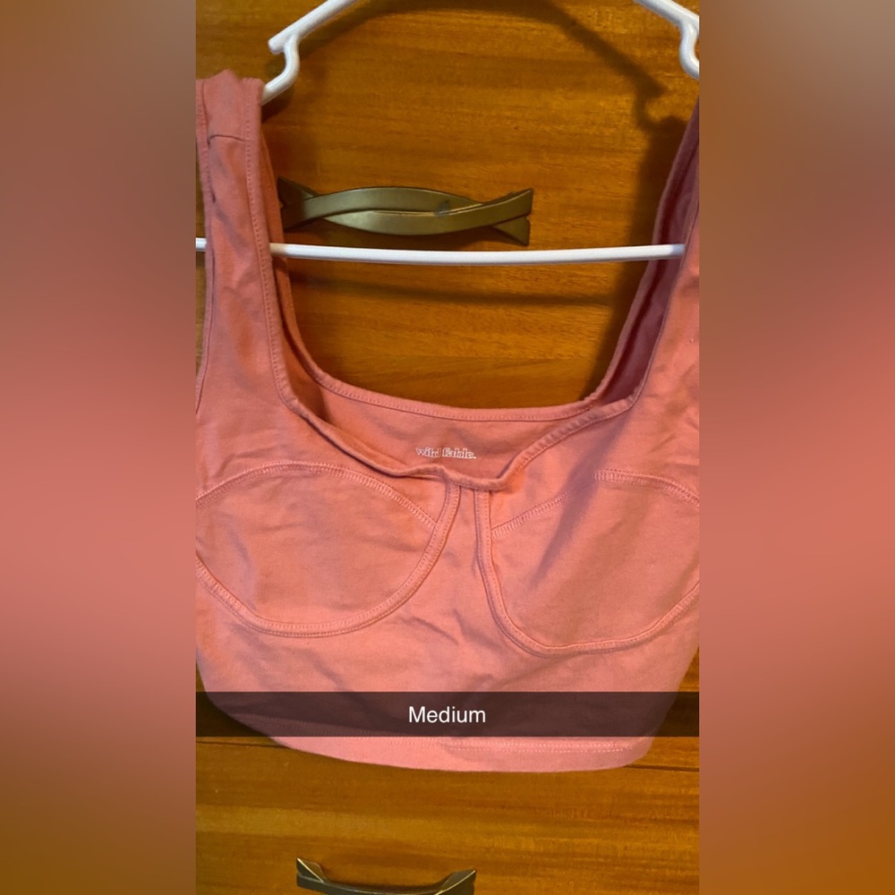 Pink crop top
